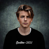 Lofaris Fine Art Black Round Green Photo Backdrop For Portrait